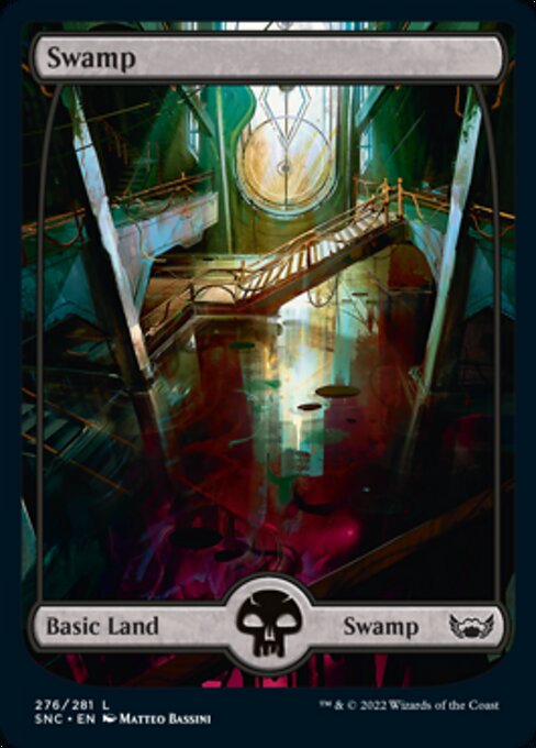 Swamp (276) - Full Art - Foil