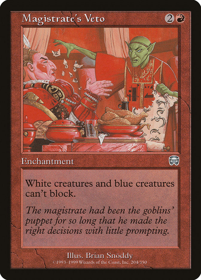 Magistrate's Veto - Foil