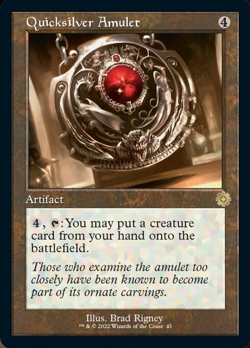 Quicksilver Amulet - Foil