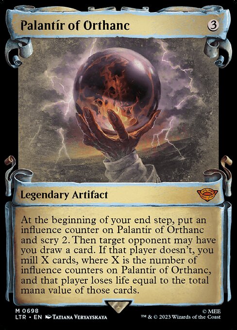 Palantir of Orthanc - Silver Foil