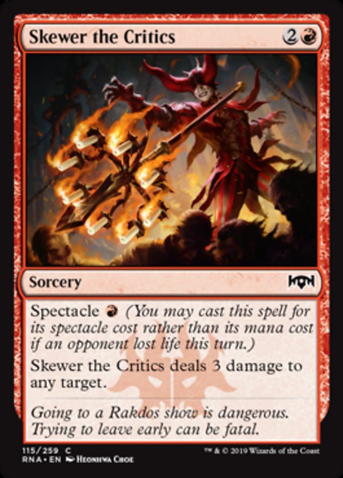 Skewer the Critics - Foil