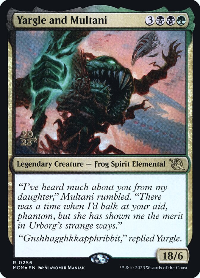 Yargle and Multani - Foil - Prerelease Promo