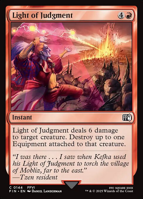 Light of Judgment - Foil