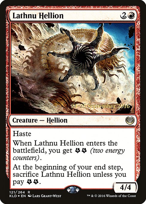 Lathnu Hellion - Foil - Prerelease Promo