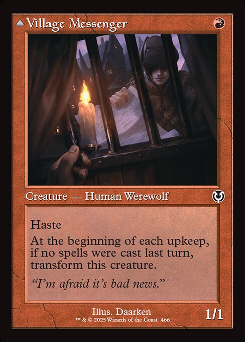 Village Messenger - Foil