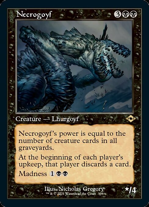 Necrogoyf - Foil-Etched