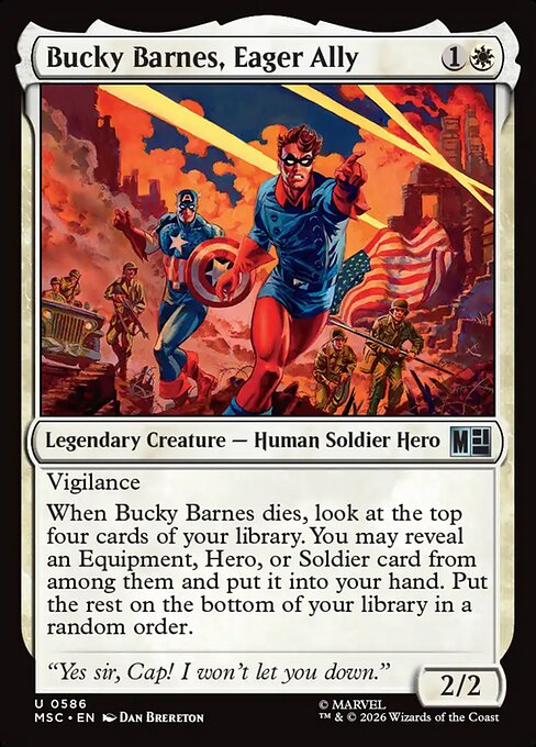 Bucky Barnes, Eager Ally - Foil