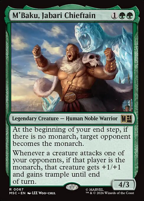 M'Baku, Jabari Chieftain - Surge Foil