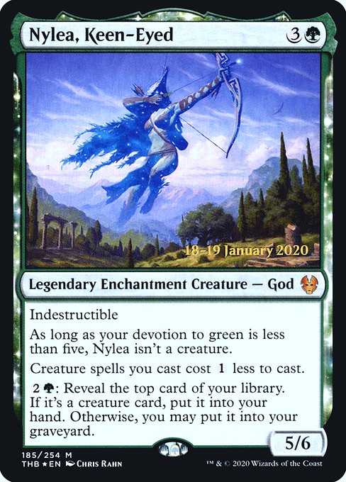 Nylea, Keen-Eyed - Foil - Prerelease Promo