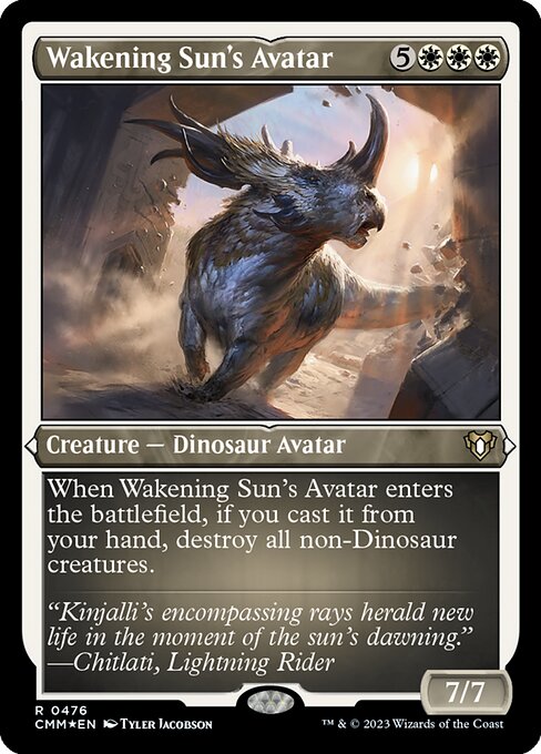 Wakening Sun's Avatar - Foil-Etched