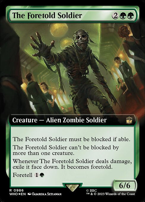 The Foretold Soldier - Surge Foil