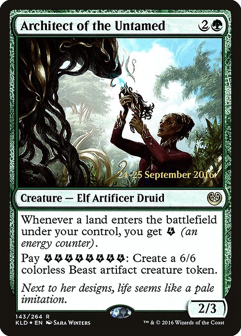 Architect of the Untamed - Foil - Prerelease Promo