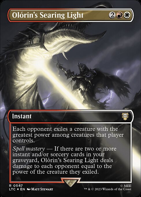 Olorin's Searing Light - Surge Foil