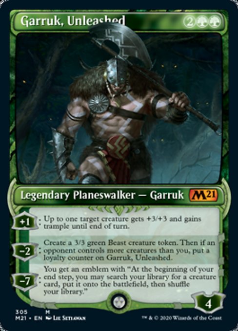 Garruk, Unleashed - Foil