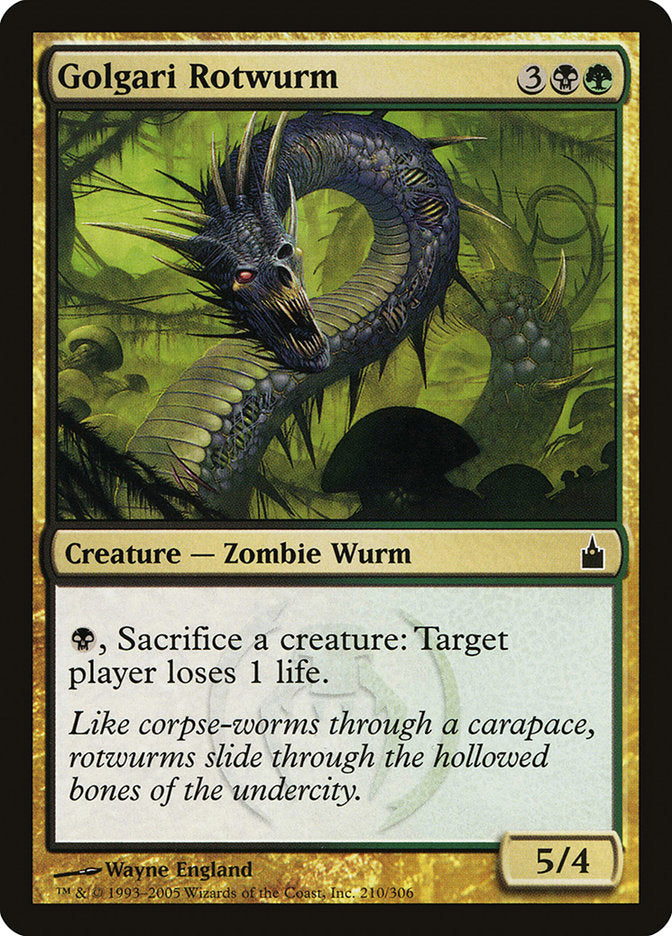 Golgari Rotwurm - Foil