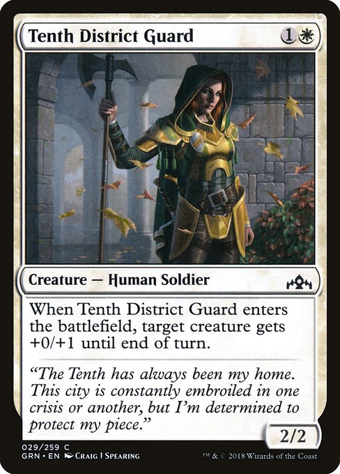 Tenth District Guard - Foil