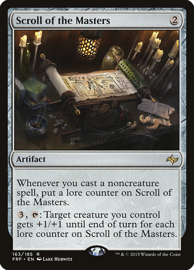 Scroll of the Masters - Foil