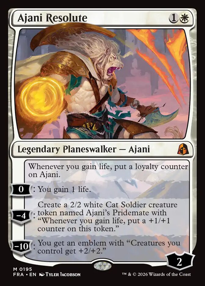 Ajani Resolute - Foil