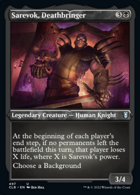 Sarevok, Deathbringer - Foil-Etched