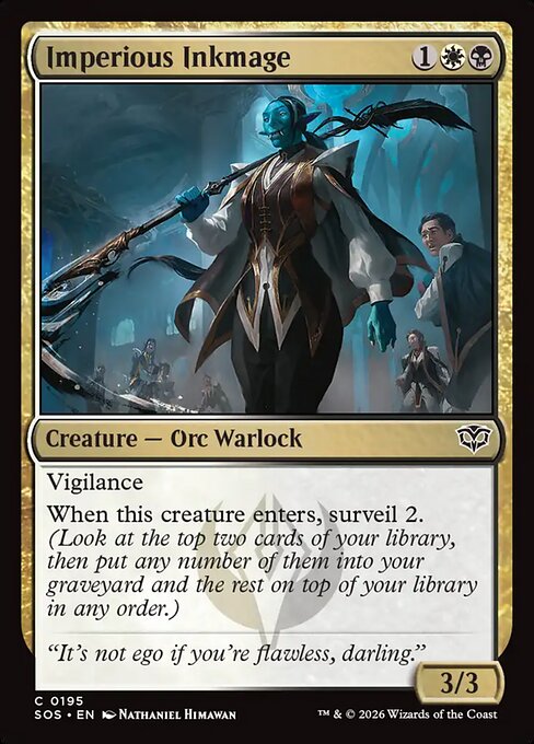 Imperious Inkmage - Foil