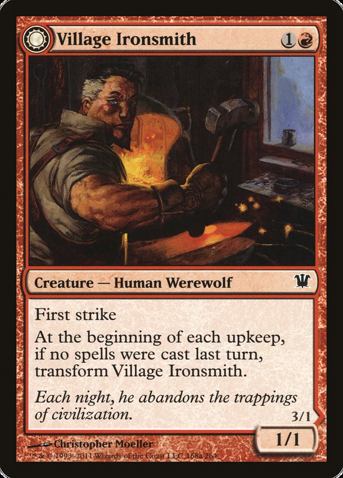 Village Ironsmith // Ironfang - Foil