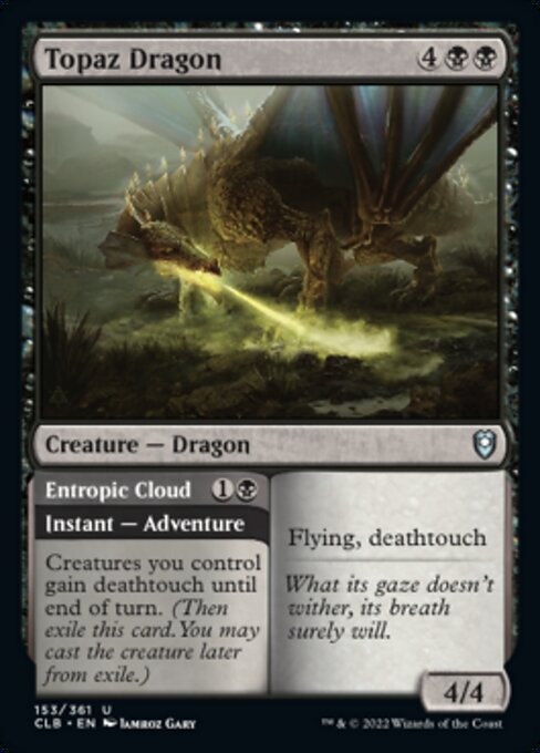 Topaz Dragon - Foil