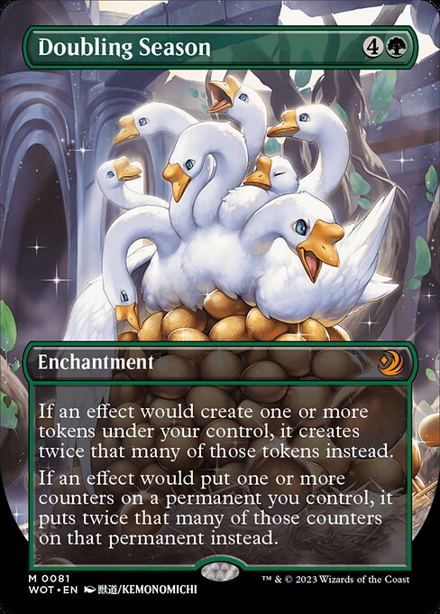 Doubling Season - Anime Art Foil