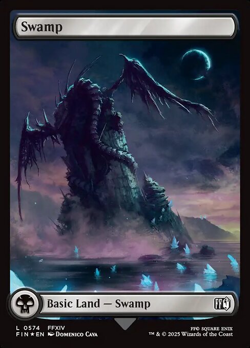 Swamp (574) - Full Art Surge Foil