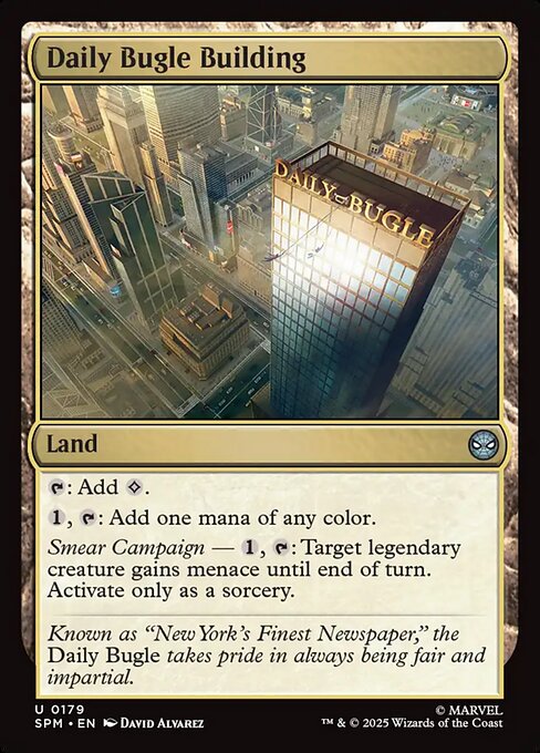 Daily Bugle Building - Foil