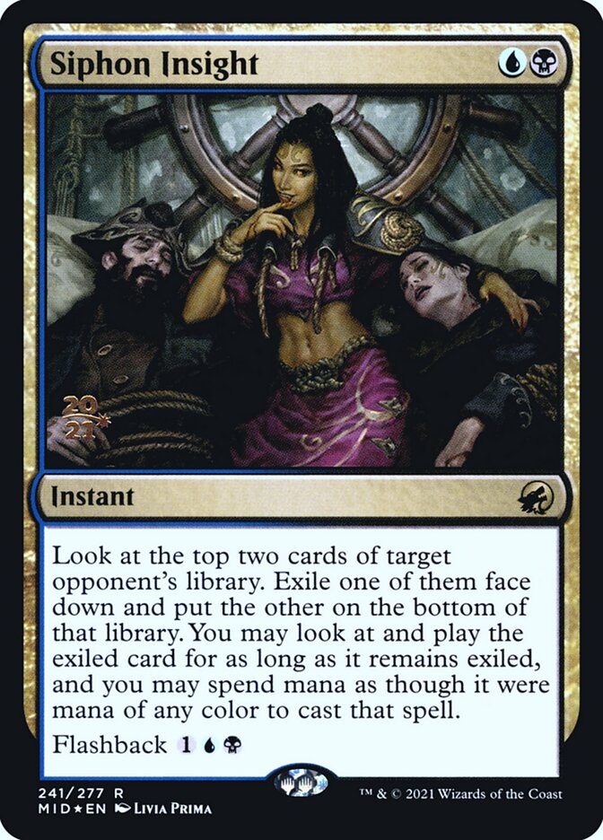 Siphon Insight - Prerelease Promo - Foil