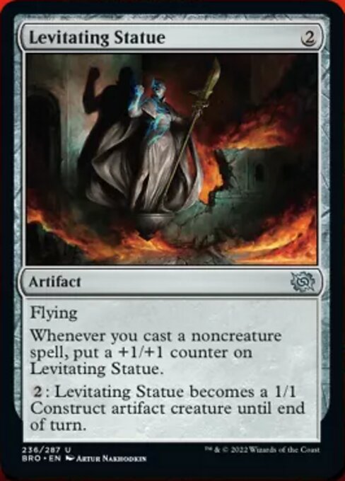 Levitating Statue - Foil
