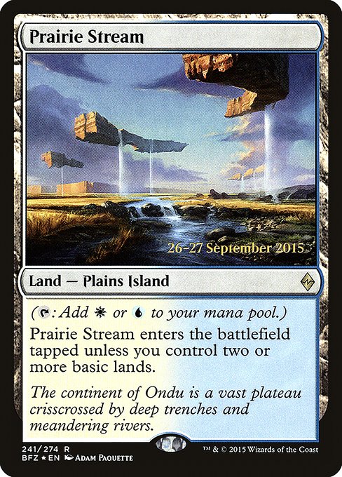 Prairie Stream - Foil - Prerelease Promo