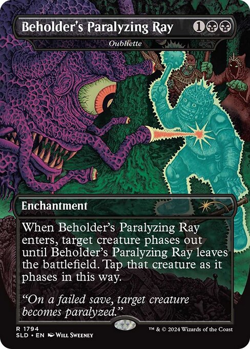 Oubliette (Beholder's Paralyzing Ray) - Foil