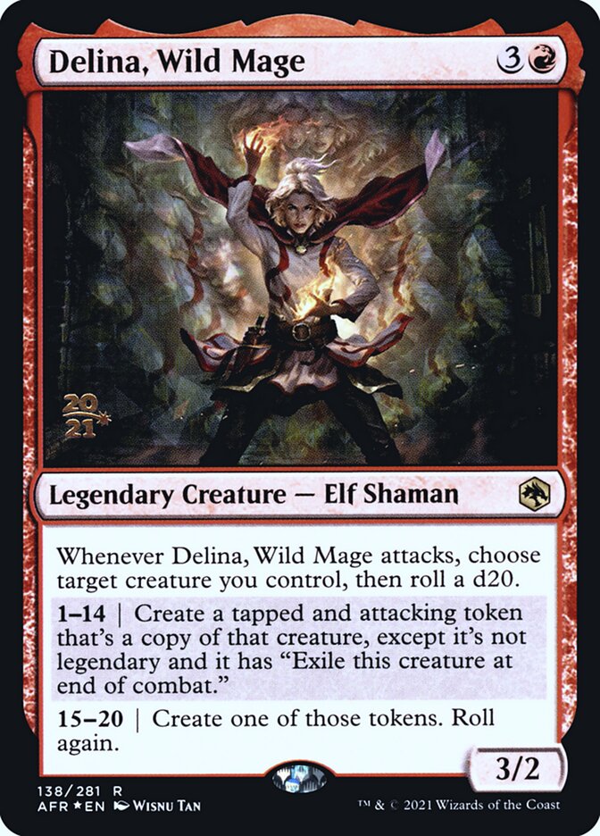 Delina, Wild Mage - Foil - Prerelease Promo