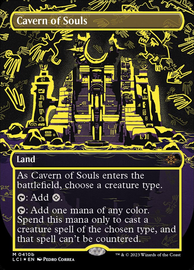 Cavern of Souls (Neon Ink Yellow) - Foil