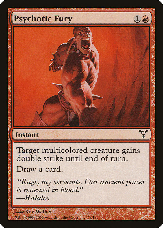 Psychotic Fury - Foil