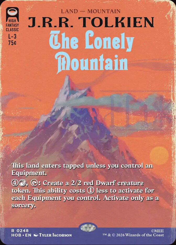 The Lonely Mountain - Foil