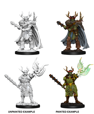 Pathfinder Battles Unpainted Minis - Half-Orc Druid (Male)