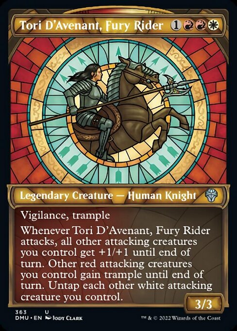 Tori D'Avenant, Fury Rider - Textured Foil