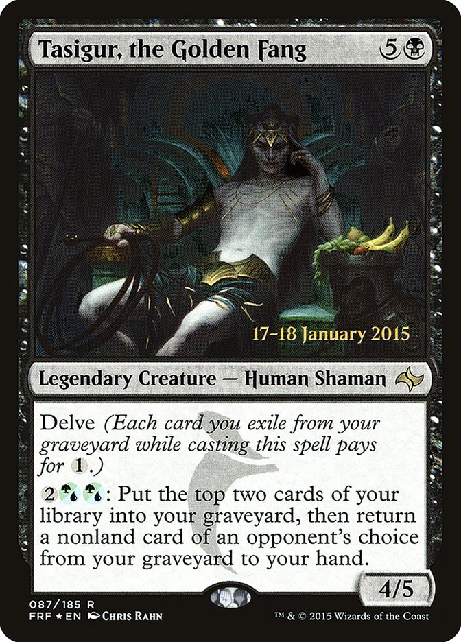 Tasigur, the Golden Fang - Foil - Prerelease Promo