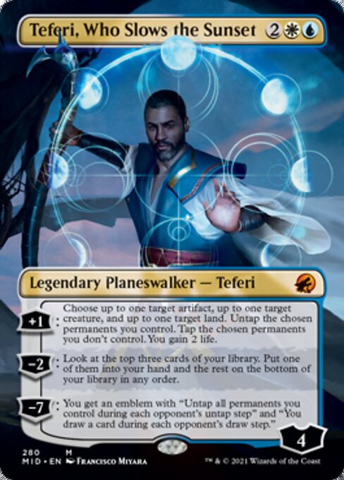 Teferi, Who Slows the Sunset - Foil
