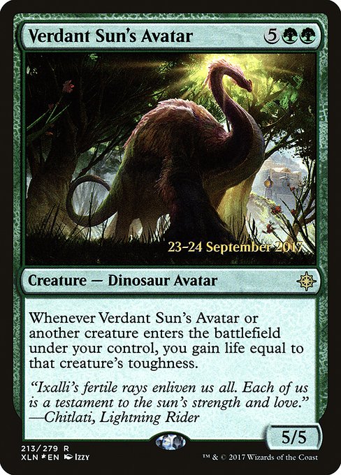 Verdant Sun's Avatar - Foil - Prerelease Promo