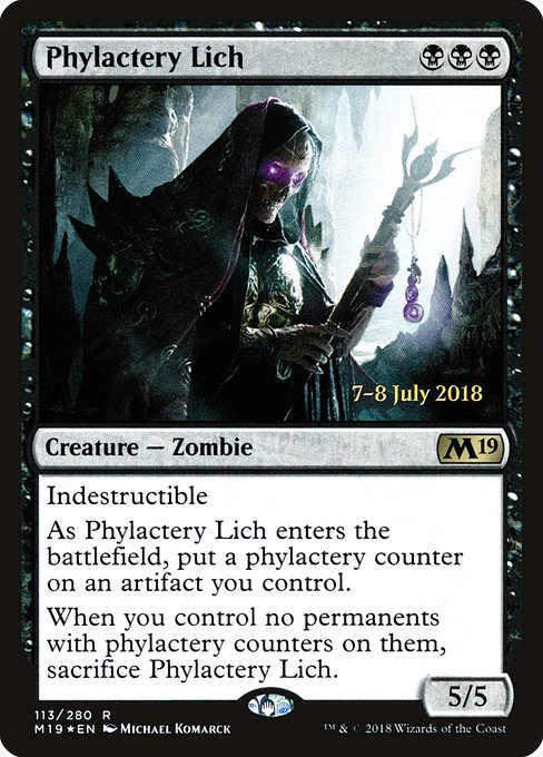 Phylactery Lich - Foil - Prerelease Promo