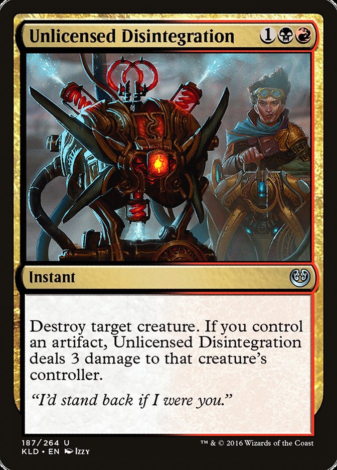 Unlicensed Disintegration - Foil