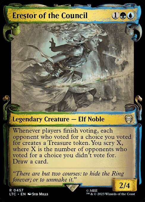 Erestor of the Council - Silver Foil