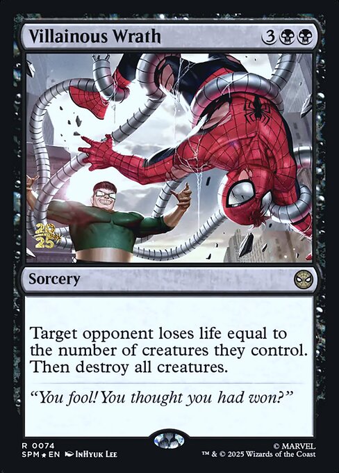 Villainous Wrath - Foil - Prerelease Promo