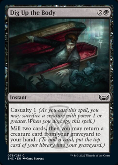 Dig Up the Body - Foil