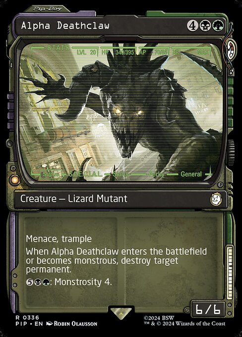 Alpha Deathclaw - Foil