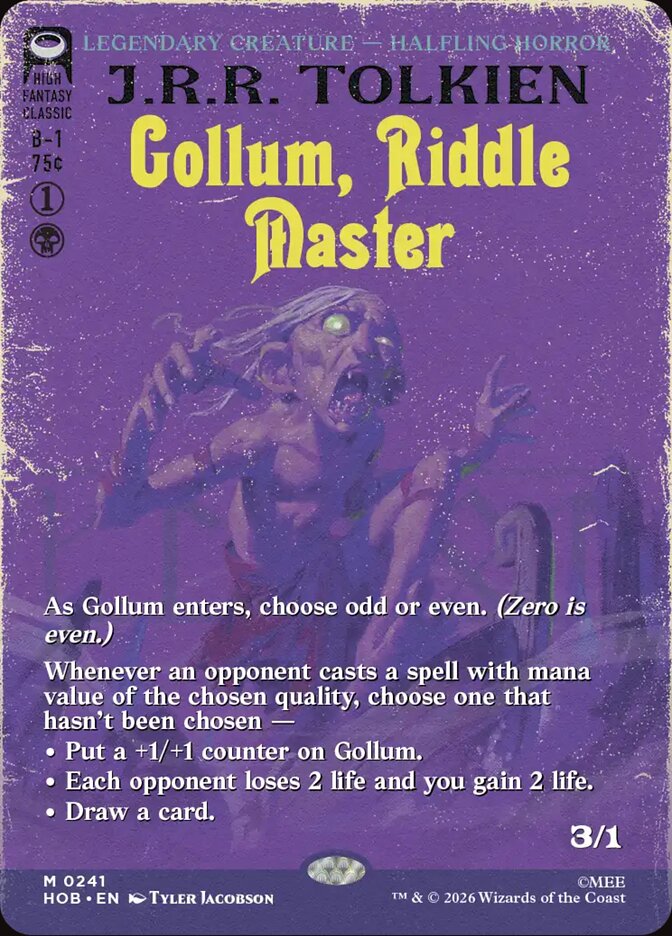 Gollum, Riddle Master