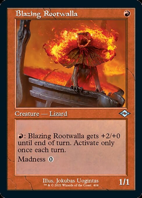 Blazing Rootwalla - Foil
